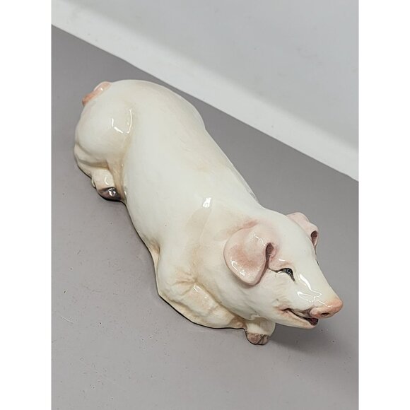 Vintage The‎ Townsends Ceramic Pig Figurine Signed and Numbered - Picture 1 of 13